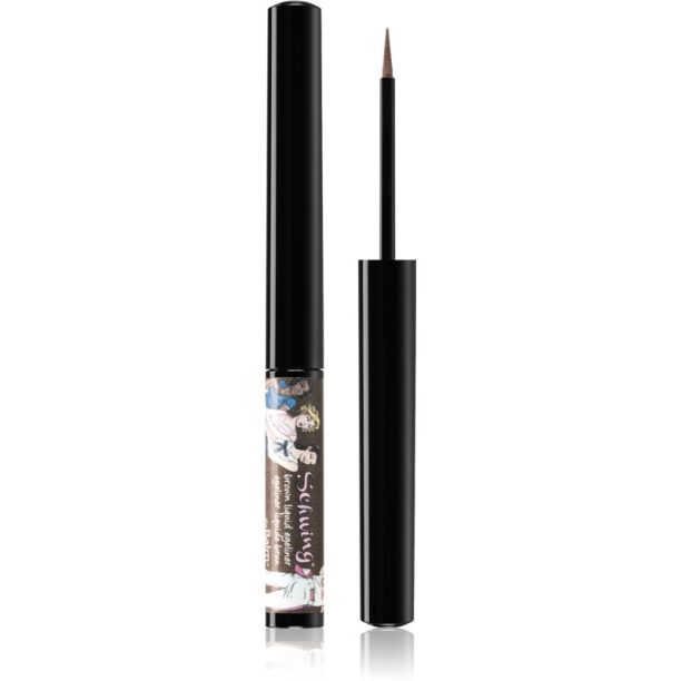 theBalm Schwing® Liquid Eyeliner течни очни линии цвят Brown 1.7 мл.