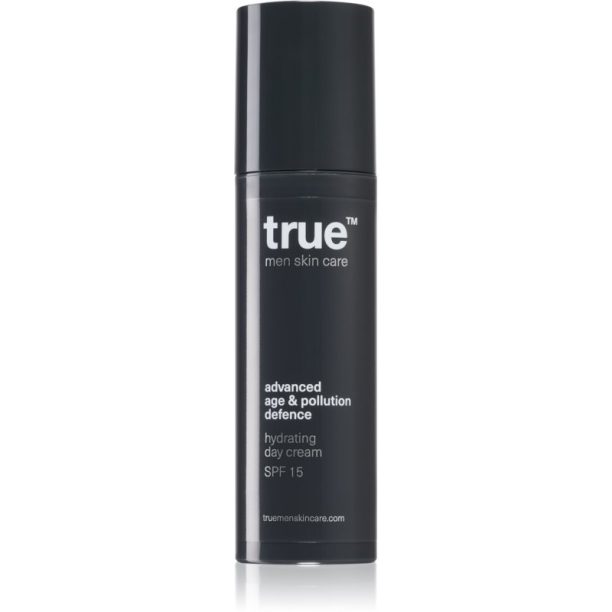 true men skin care Hydrating day cream дневен хидратиращ крем  SPF 15 50 мл.