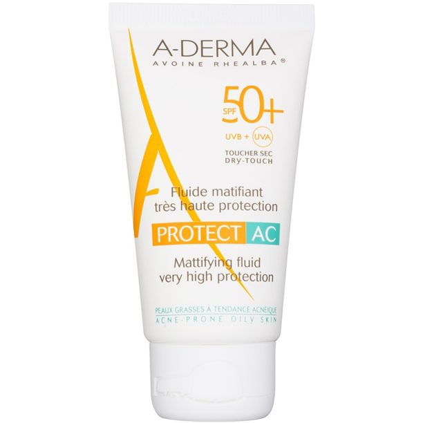 A-Derma Protect AC матиращ флуид SPF 50+ 40 мл.