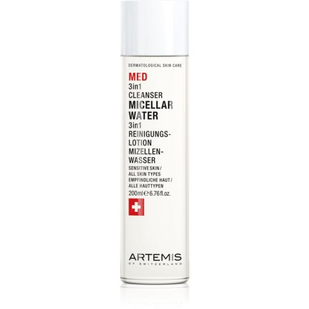 ARTEMIS MED 3in1 Cleanser нежна почистваща мицеларна вода за зоната на лицето и очите 200 мл.