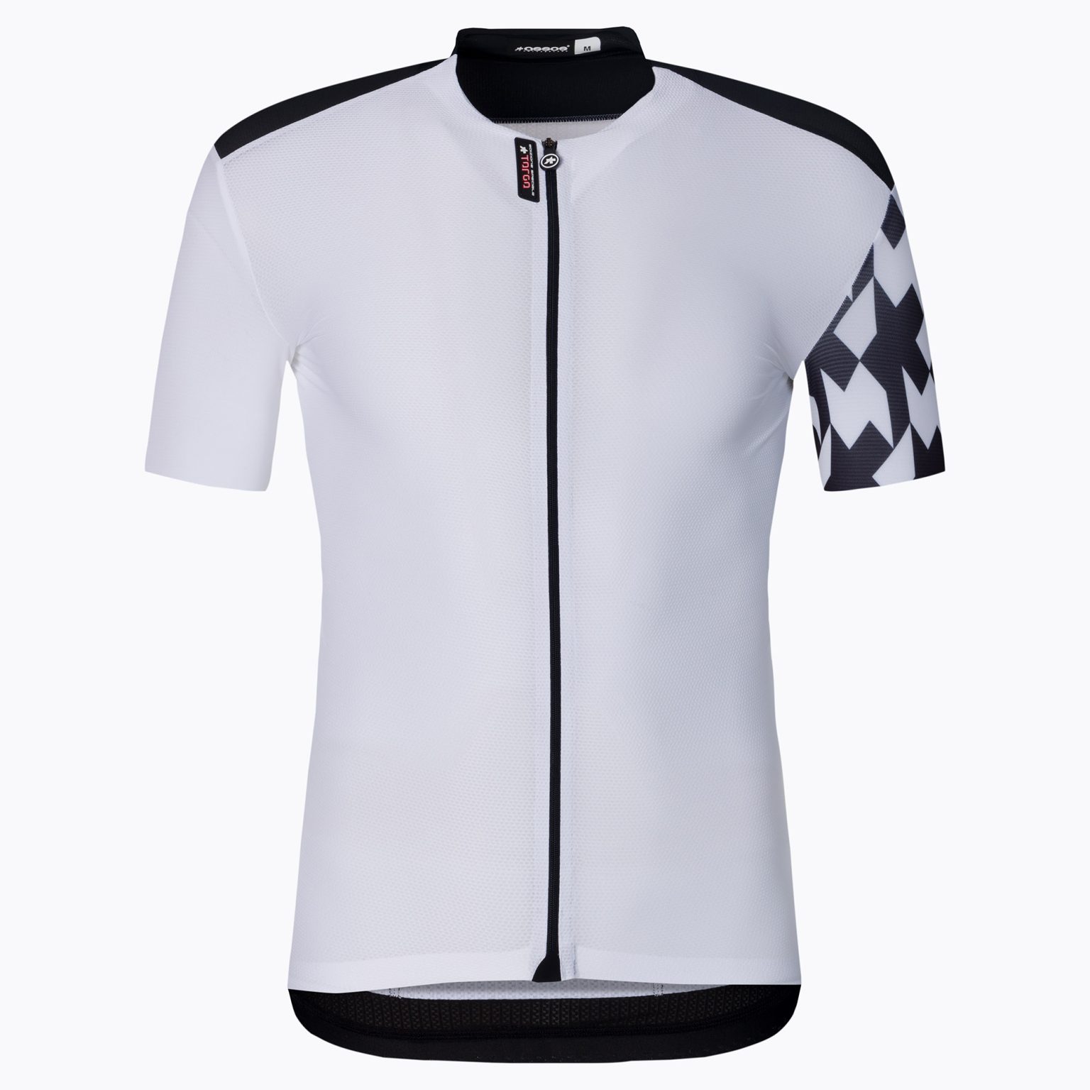 ASSOS Equipe RS Targa S9 мъжко колоездачно трико черно и бяло 11.20.323.57