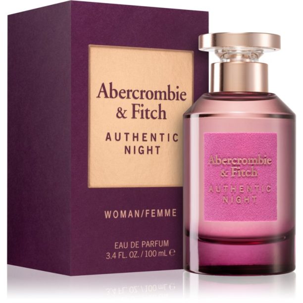 Abercrombie & Fitch Authentic Night Women парфюмна вода за жени 100 мл. на ниска цена