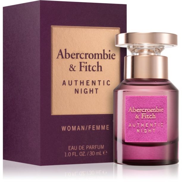 Abercrombie & Fitch Authentic Night Women парфюмна вода за жени 30 мл. на ниска цена