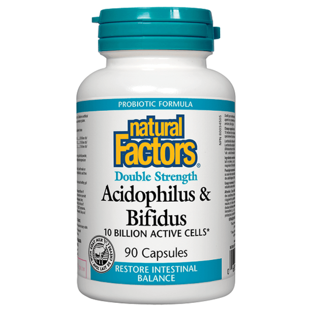 Acidophilus & Bifidus 10 Billion Active Cells Double Strength / Ацидофилус бифидус