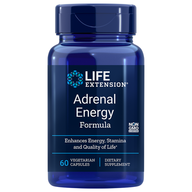 Adrenal Energy Formula/ При стрес и безпокойство х 60 капсули Life Extension на ниска цена