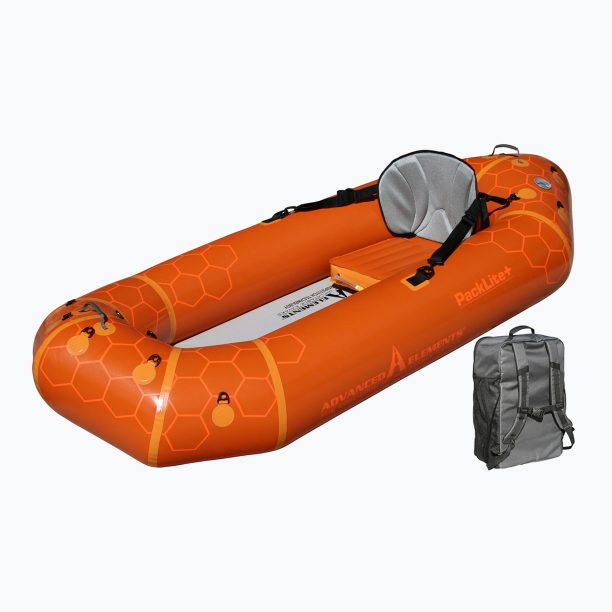 Advanced Elements Packlite+ PackRaft оранжев понтон за 1 човек AE3037