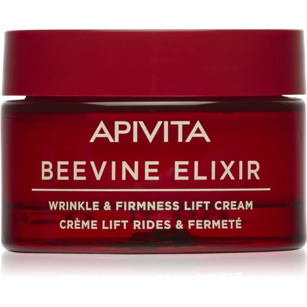 Apivita Beevine Elixir стягащ лифтинг крем за подхранване на кожата на лицето и поддържане на естествената хидратация Rich texture 50 мл.