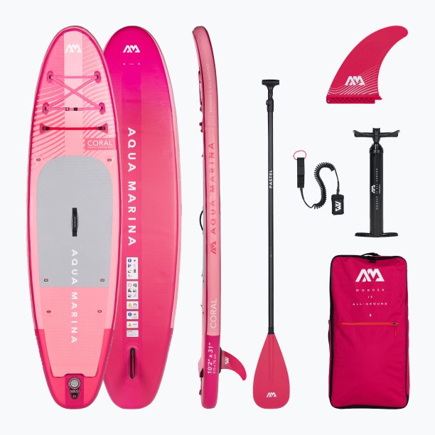 Aqua Marina Coral 10'2" розова SUP дъска BT-23COPR