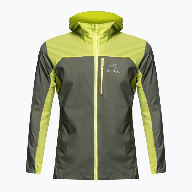 Arc'teryx Squamish Hoody мъжко яке за вятър зелено/жълто X000007411011