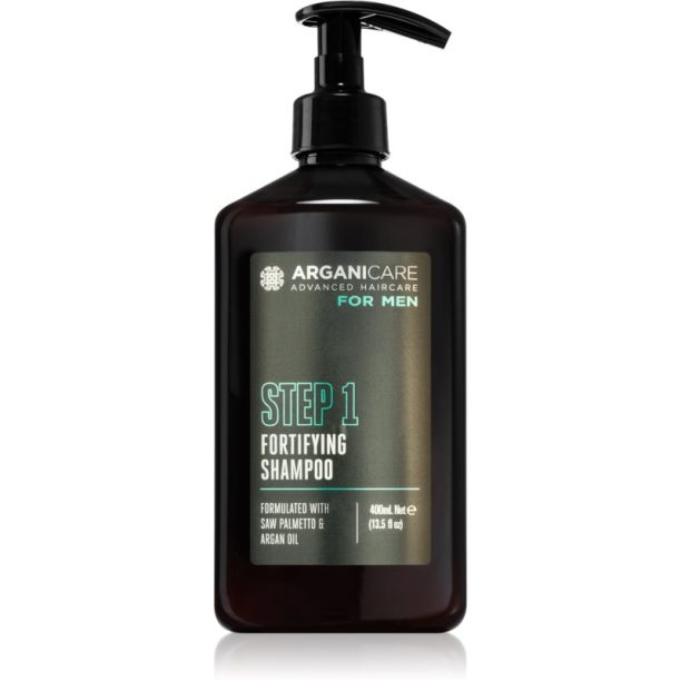 Arganicare For Men Fortifying Shampoo подсилващ шампоан за мъже 400 мл.