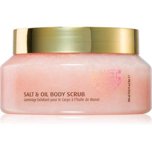 Arganicare Monoi Salt & Oil Body Scrub пилинг за тяло 350 мл.