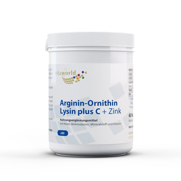 Arginin-Ornithin-Lysin + C + Zink / Аргинин-Орнитин-Лизин + Витамин C + Цинк