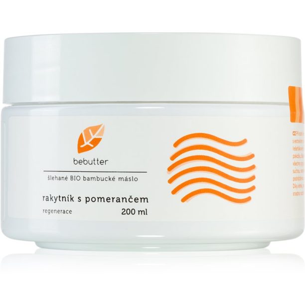 Aromatica Tradice z přírody Bebutter BIO shea butter sea buckthorn and orange масло от шеа за регенериране на кожата 200 мл.