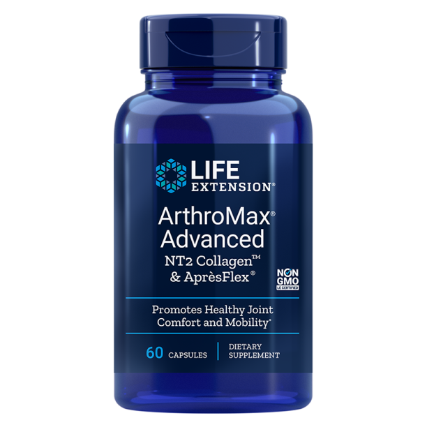 ArthroMax® Advanced NT2 Collagen™ & AprеsFlex®/ В подкрепа на ставите х 60 капсули Life Extension на ниска цена