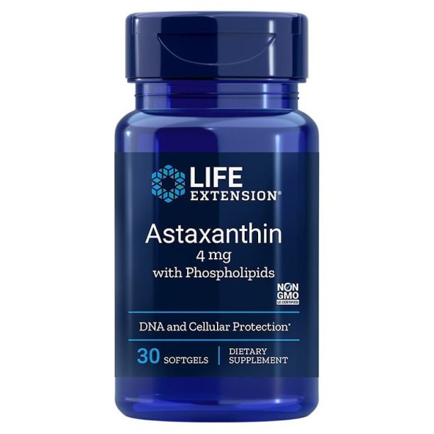 Astaxanthin with Phospholipids/ Астаксантин с Фосфолипиди 84 mg х 30 софтгел капсули Life Extension на ниска цена