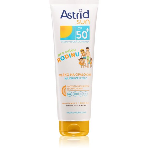 Astrid Sun мляко за загар  SPF 50+ 250 мл.