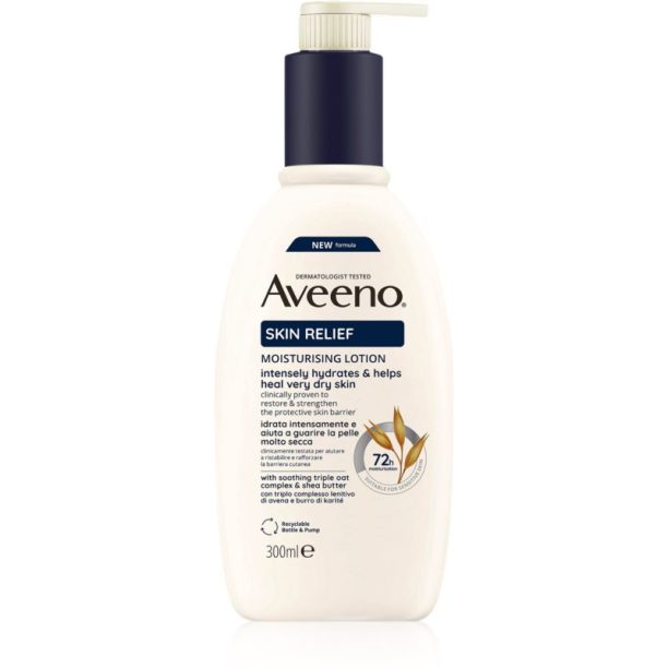 Aveeno Skin Relief Nourishing Lotion хидратиращо мляко за тяло за много суха кожа 300 мл. на ниска цена