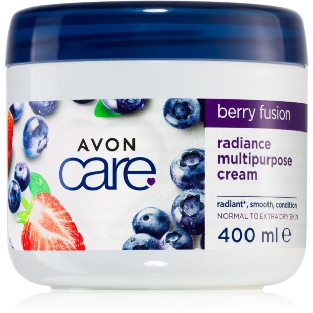 Avon Care Berry Fusion озаряващ крем за лице и тяло 400 мл.