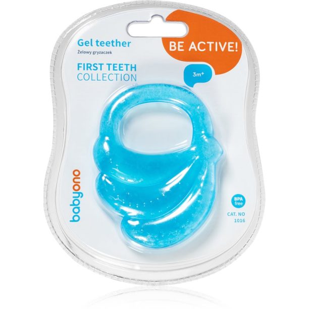 BabyOno Be Active Gel Teether гризалка Banana 1 бр.