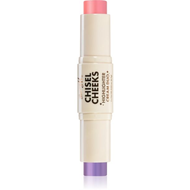 Barry M Chisel Cheeks озаряващ стик дуо цвят Lilac/Pink 6