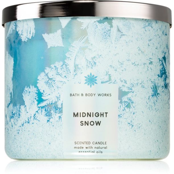 Bath & Body Works Midnight Snow ароматна свещ 411 гр.