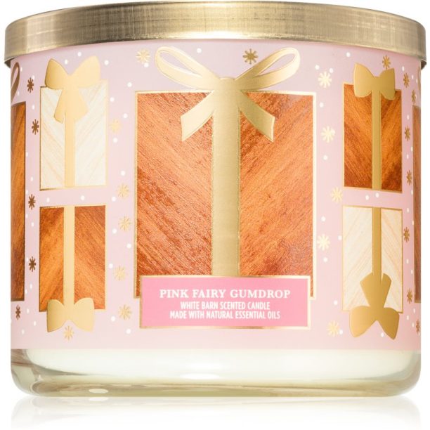 Bath & Body Works Pink Fairy Gumdrop ароматна свещ 411 гр.