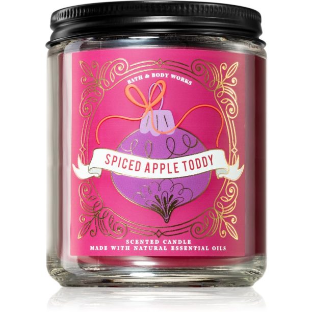 Bath & Body Works Spiced Apple Toddy ароматна свещ 198 гр.