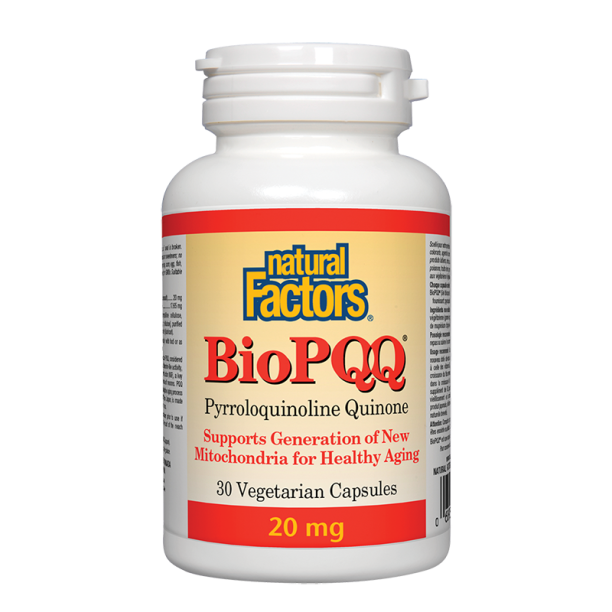 BioPQQ®/ Пиролоквинолин квинон 20 mg х 30 капсули Natural Factors на ниска цена