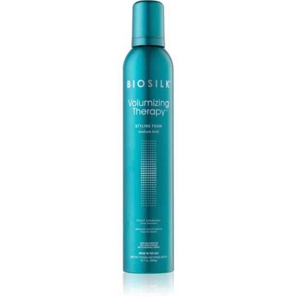 Biosilk Volumizing Therapy Styling Foam пяна за коса средна фиксация 360 гр.