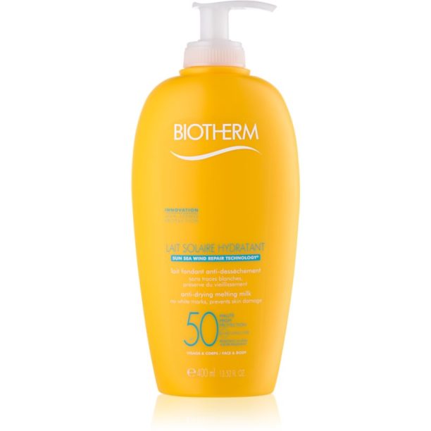 Biotherm Lait Solaire Hydratant мляко за загар SPF 50+ 400 мл.