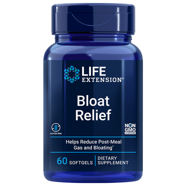 Bloat Relief/ При подуване и газове х 60 софтгел капсули Life Extension на ниска цена