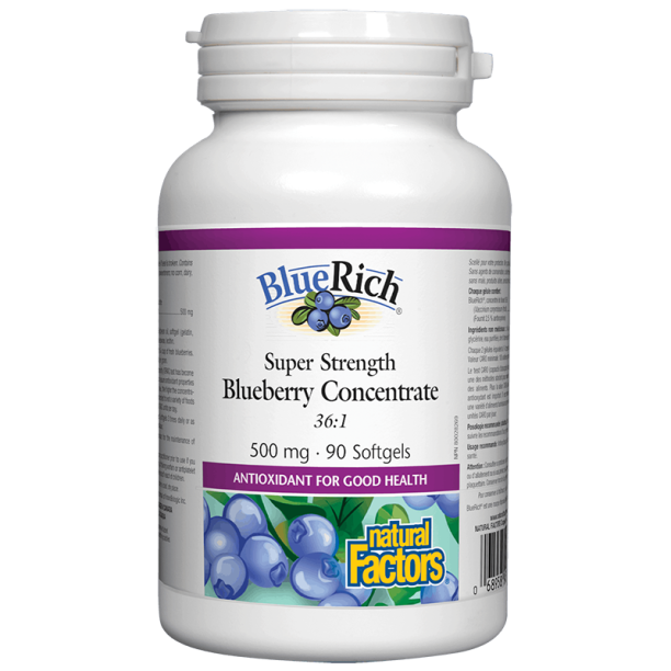 BlueRich® Super Strength Blueberry Concentrate / Синя боровинка супер концентрат