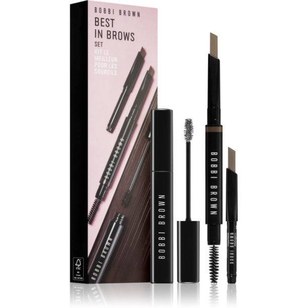 Bobbi Brown Best In Brows Set подаръчен комплект Mahogany цвят на ниска цена