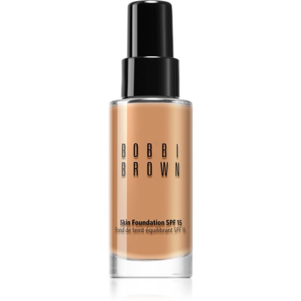 Bobbi Brown Skin Foundation SPF 15 хидратиращ фон дьо тен SPF 15 цвят Honey (W-064 / 5) 30 мл.