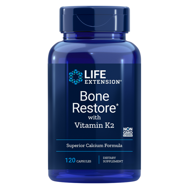 Bone Restore with Vitamin K2/ За здрави кости х 120 капсули Life Extension на ниска цена