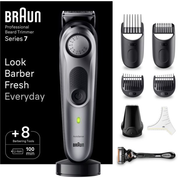 Braun Beard Trimmer BT7 машинка за подстригване на брада + холистични уреди