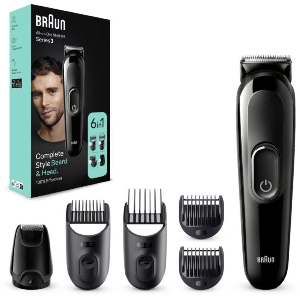 Braun Multi-Grooming-Kit 3 комплект за оформяне на коса и брада за мъже 1 бр.