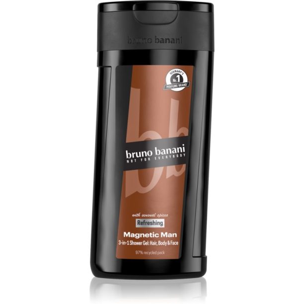 Bruno Banani Magnetic Man парфюмиран душ гел 3 в 1 за мъже 250 мл. на ниска цена