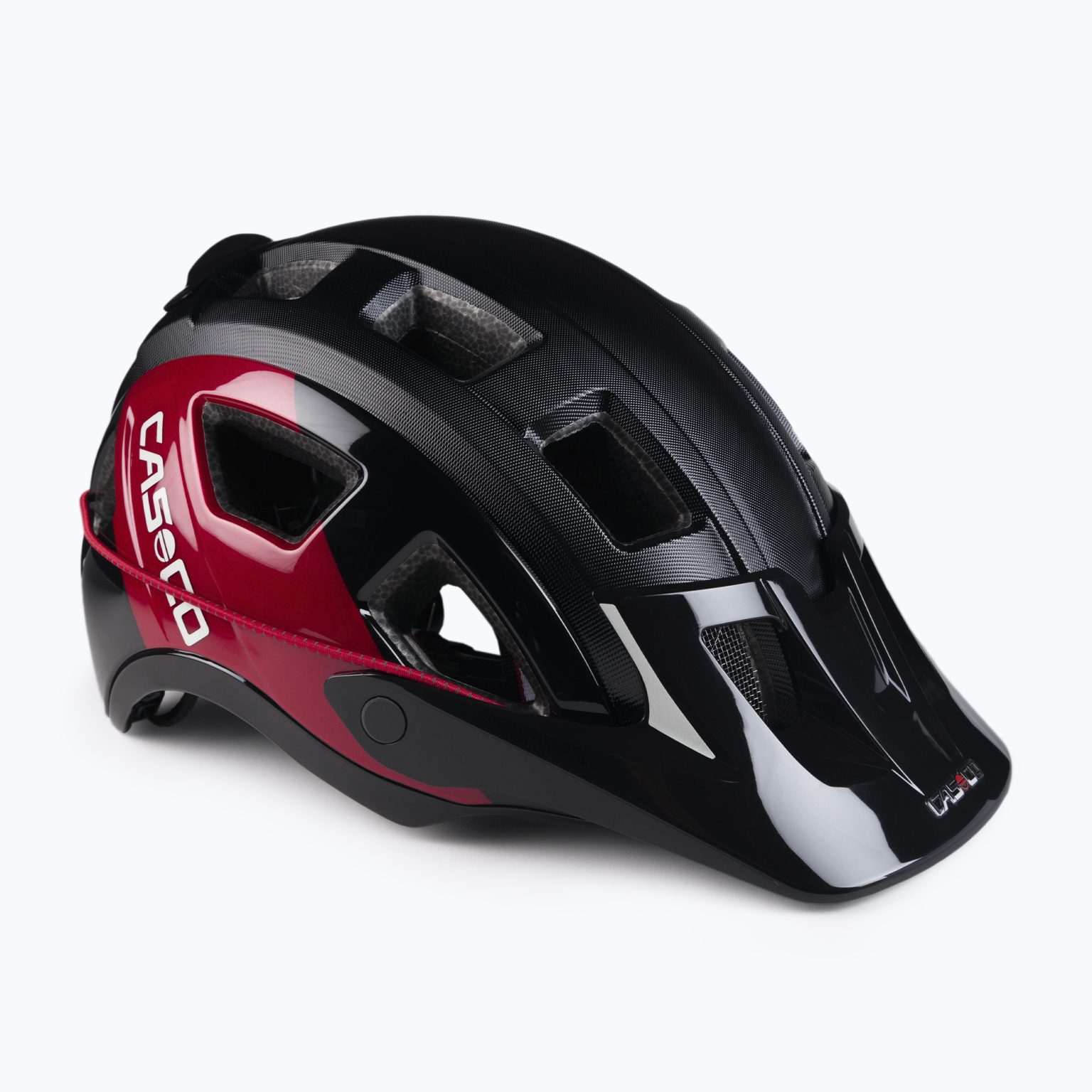 CASCO MTBE 2 велосипедна каска черно-червена 04.1325