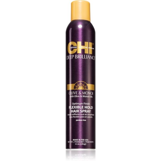 CHI Brilliance Flexible Hold Hair Spray лак за коса с лека фиксация 284 мл.