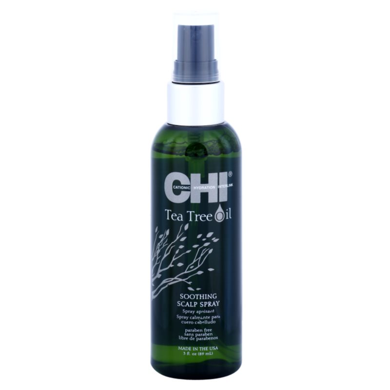 CHI Tea Tree Oil Soothing Scalp Spray успокояващ спрей против раздразнен и сърбящ скалп 89 мл.