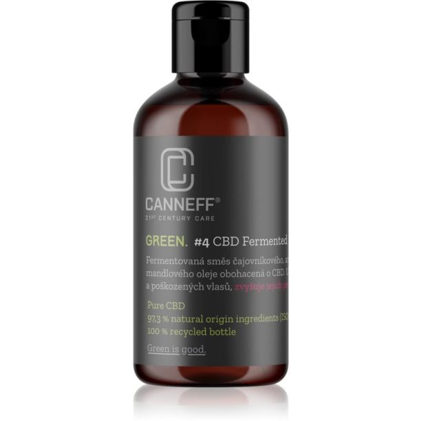 Canneff Green CBD Fermented Hair Oil олио за коса с ферментирали съставки 100 мл.