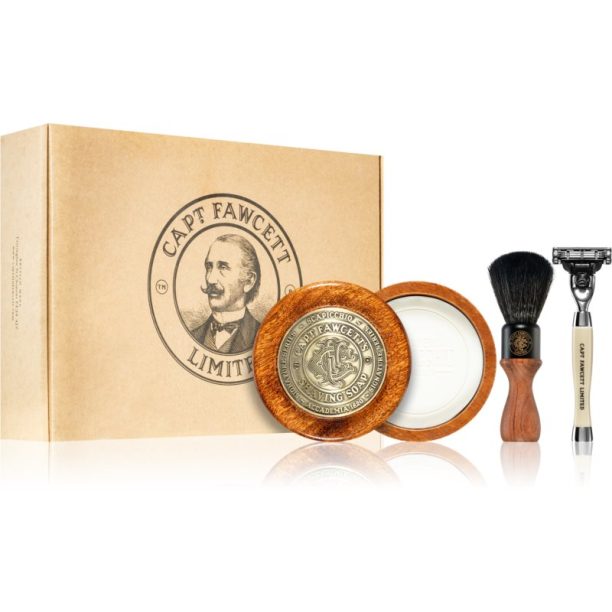 Captain Fawcett Gift Box Shaving подаръчен комплект за мъже