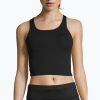 Casall Crop Rib Racerback дамски тренировъчен потник черен 20424