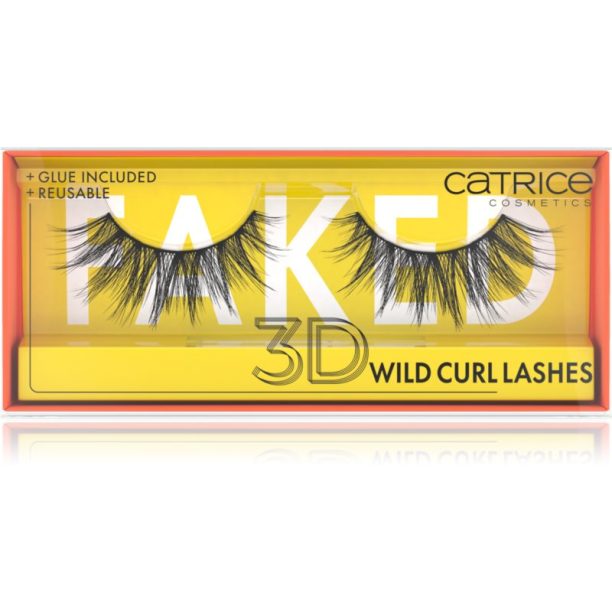 Catrice Faked изкуствени мигли с лепило 3D Wild Curl 2 бр. на ниска цена