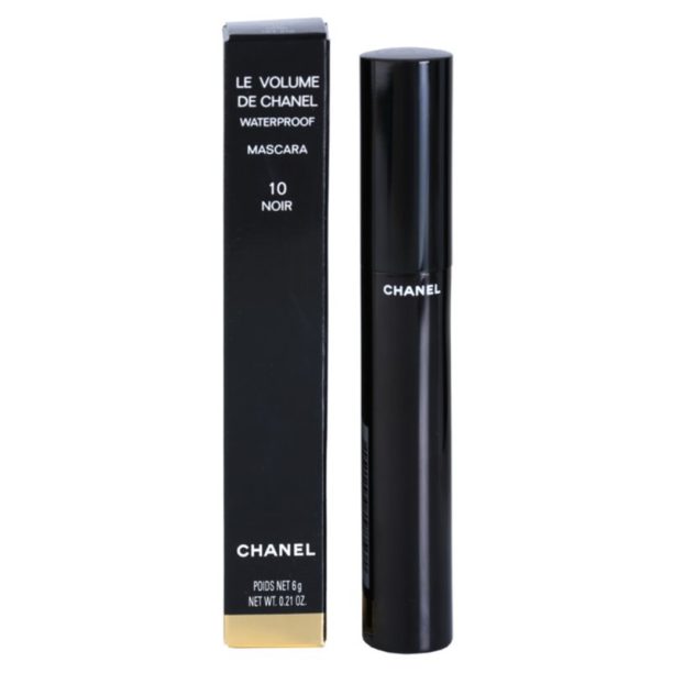 Chanel Le Volume de Chanel водоустойчива спирала  за обем цвят 10 Noir 6 гр. купи на топ цена