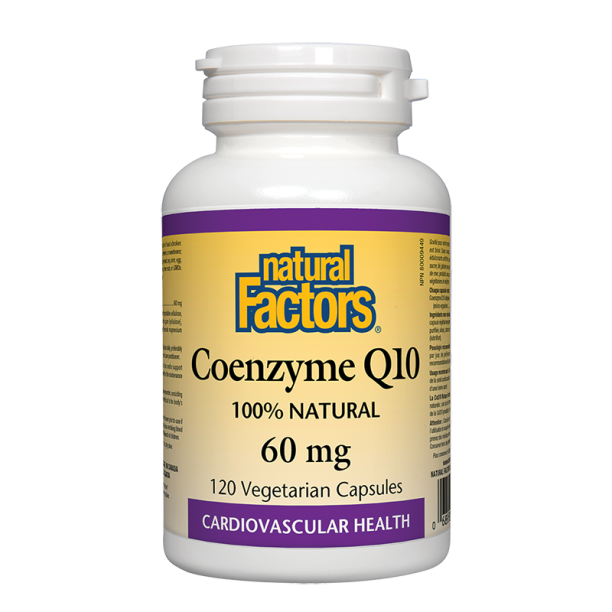 Coenzyme Q10/ Коензим Q10 60 mg x 120 капсули Natural Factors на ниска цена