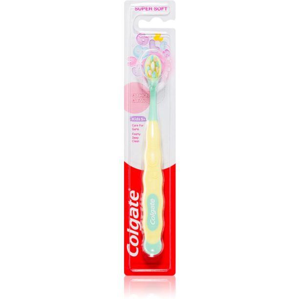 Colgate Cushion Clean Super Soft четка за зъби за деца от 6-годишна възраст 1 бр.