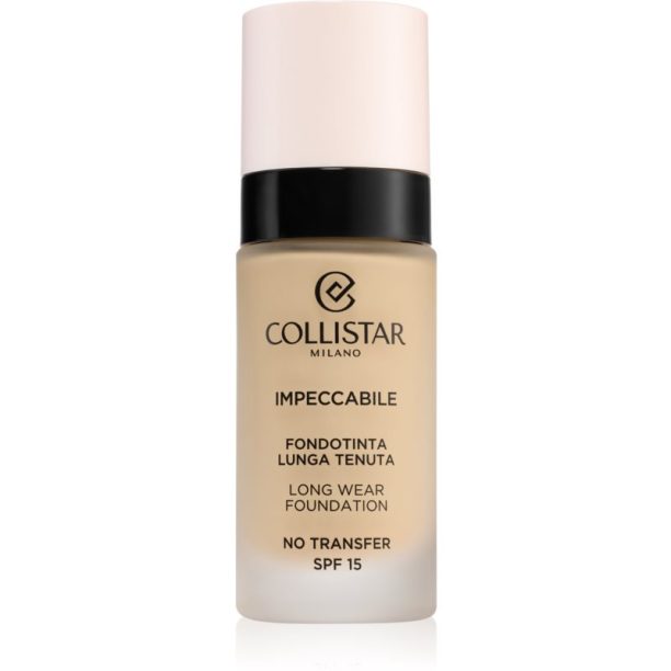 Collistar Impeccabile Long Wear Foundation дълготраен фон дьо тен SPF 15 1N Avory 30 мл.