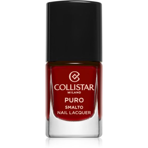 Collistar Puro Long-Lasting Nail Lacquer дълготраен лак за нокти цвят 111 Rosso Milano 10 мл.